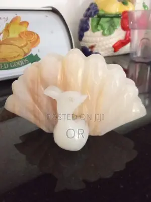 Marble Peacock Ornament