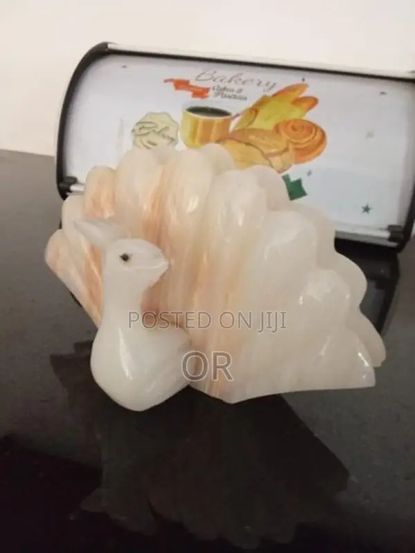 Marble Peacock Ornament