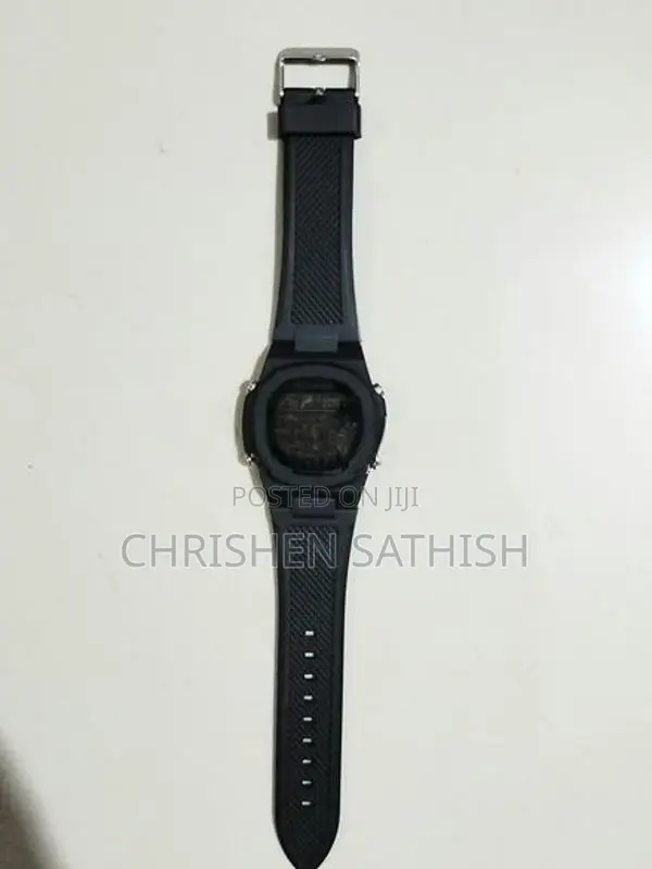 PIAOMA Square Matte Black Digital Sports Watch (Brand New with Box)