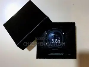 PIAOMA Square Matte Black Digital Sports Watch (Brand New with Box)