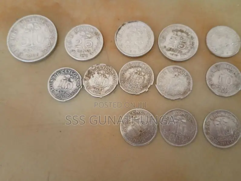 Silver Coins Set