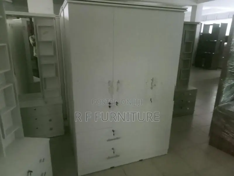Melamine White 3door Office Cupboard
