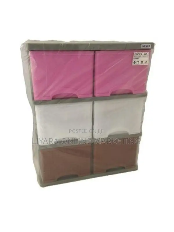 Daxer 6 Drawer Plastic L