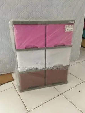 Daxer 6 Drawer Plastic L