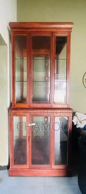 Teak Display Cupboard