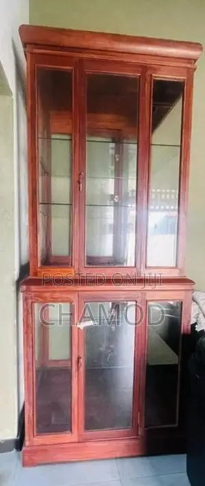Teak Display Cupboard