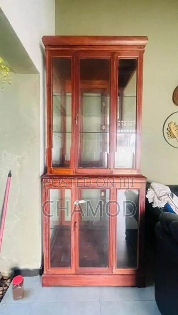 Teak Display Cupboard