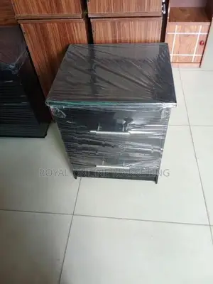 Black Bed Side Cupboard (H-30)