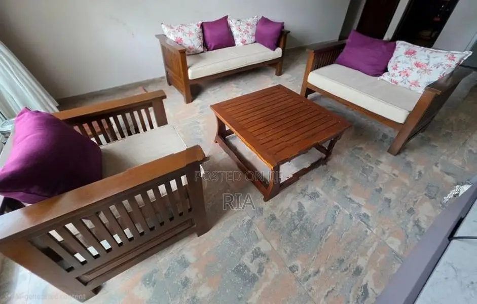 Wooden Sofa Set