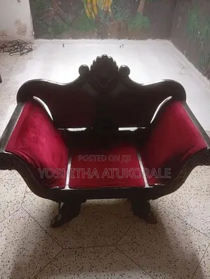 Antique carved wooden chair