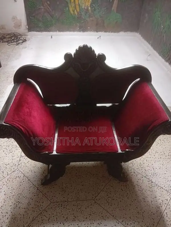 Antique carved wooden chair