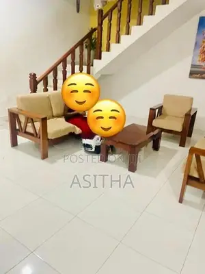 Sofa Set 3+2+1 with Coffee Table — Used