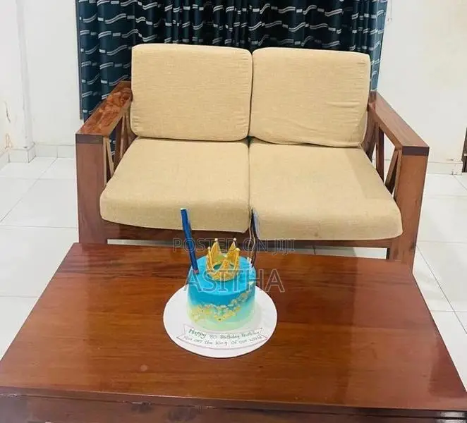 Sofa Set 3+2+1 with Coffee Table — Used