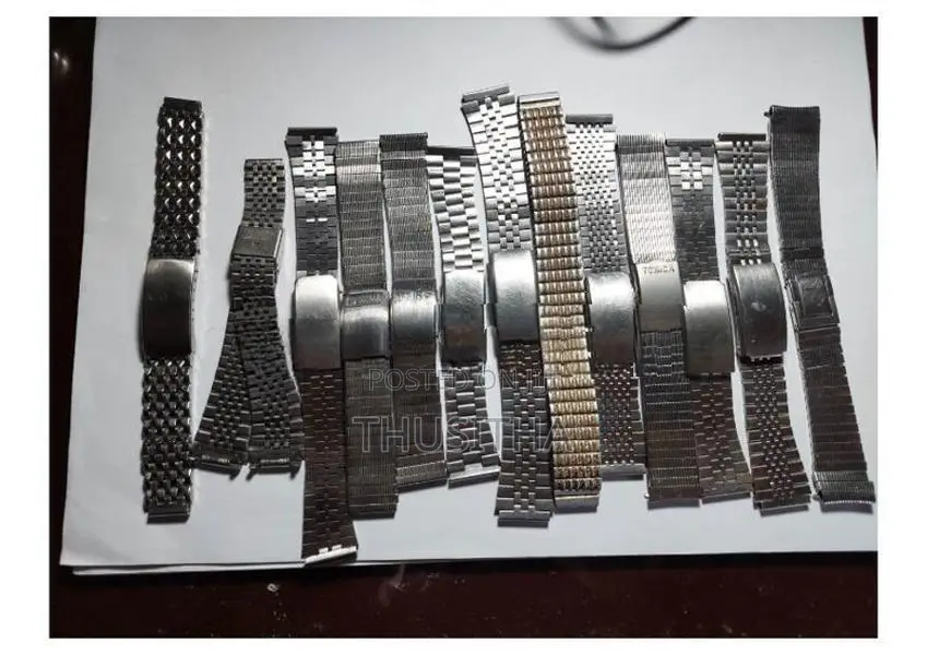 Vintage Stainless Steel Watch Bracelets