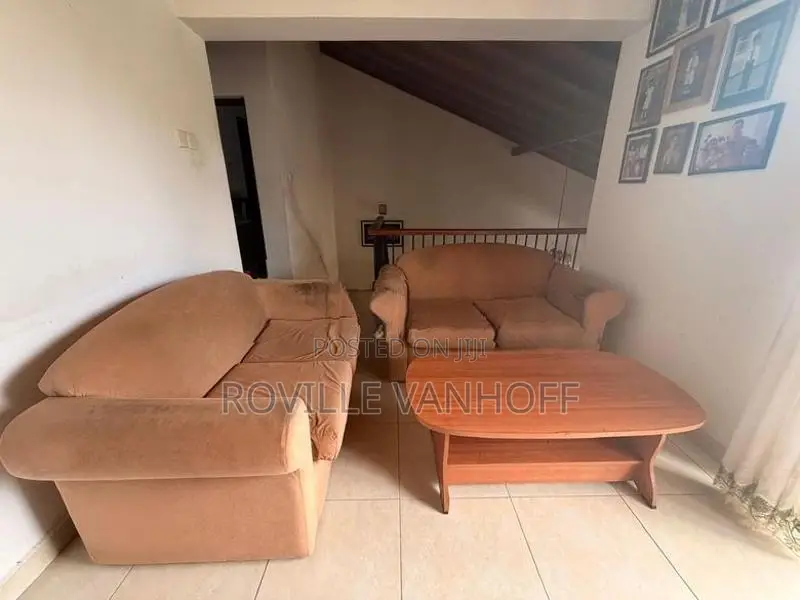 Sofa set with coffee table