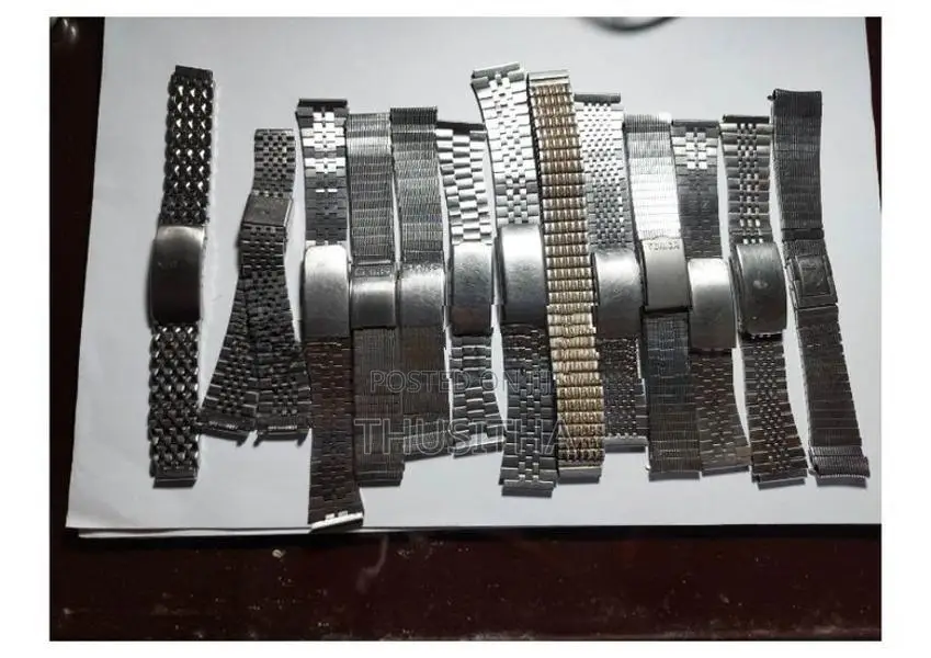 Vintage Stainless Steel Watch Bracelets