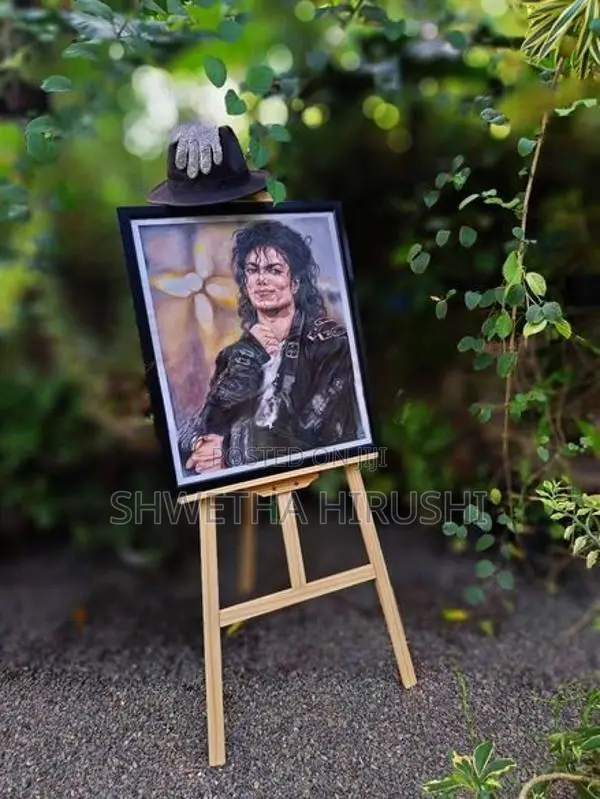 Micheal Jackson Colour Pencil Art