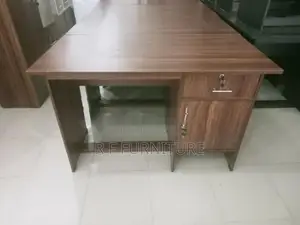 Melamine Writing Table With Cupboard 4 by 2