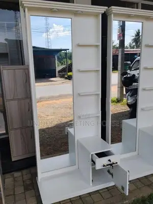 Modern Full Glass Unique Dressing Tables