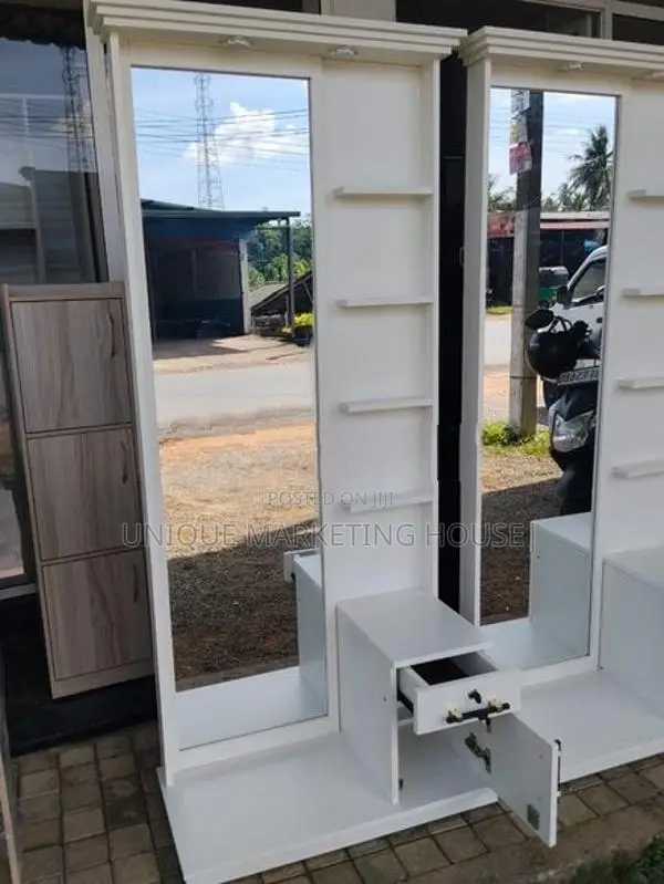 Modern Full Glass Unique Dressing Tables
