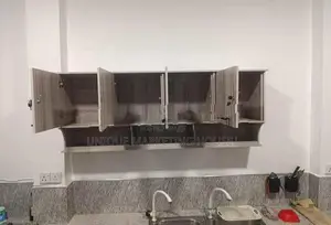 Modern 5ft American White Pantry Cupboards