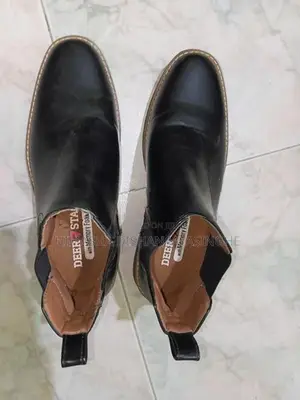 Black Leather Ankle Boots