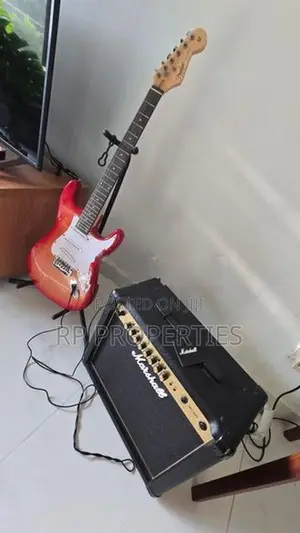 Guitar/Amp with Stand
