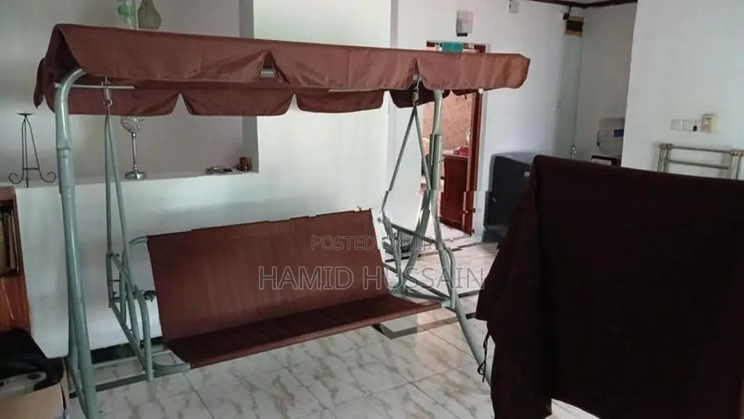 3- Seater Indoor with Outdoor Swing Chair Sun Canopy