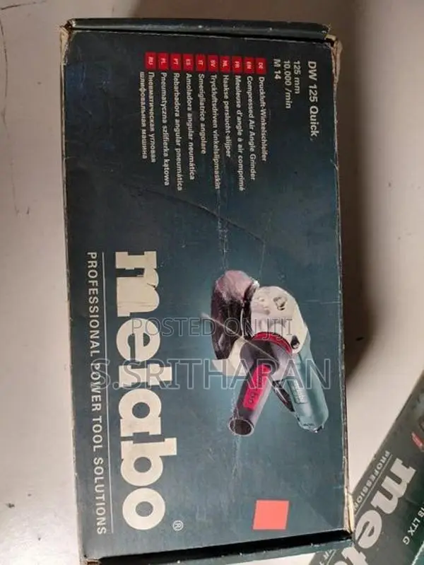 Metabo Compressed Air Angle Grinder