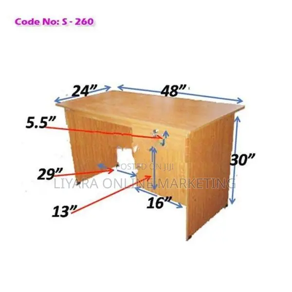 NEW MELAMINE WRITING TABLE L