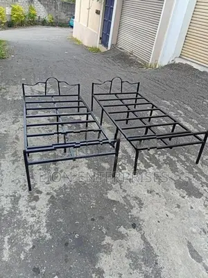 Steel single beds 6×3