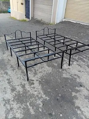 Steel single beds 6×3