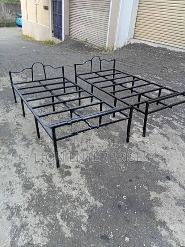 Steel single beds 6×3