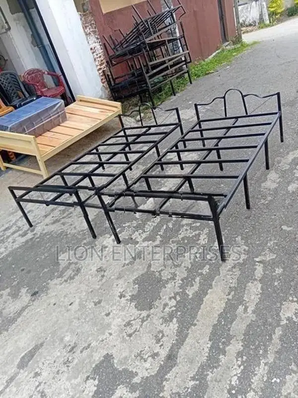 Steel single beds 6×3