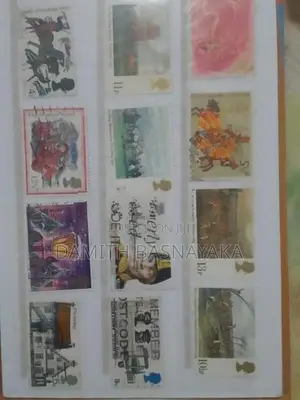 9 Page Rare Stamp Album