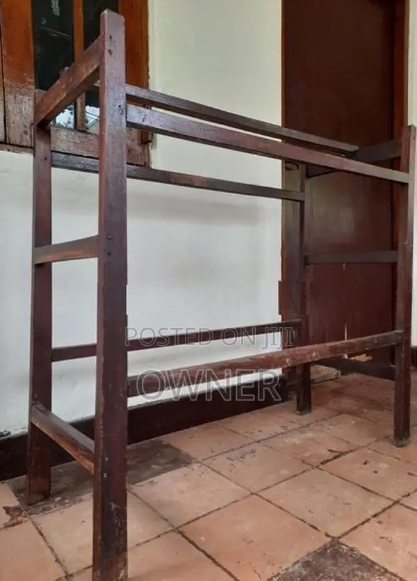 Mahogany Wooden Clothing Rack