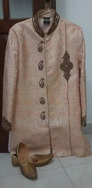 Men's kurta, pant with shoes