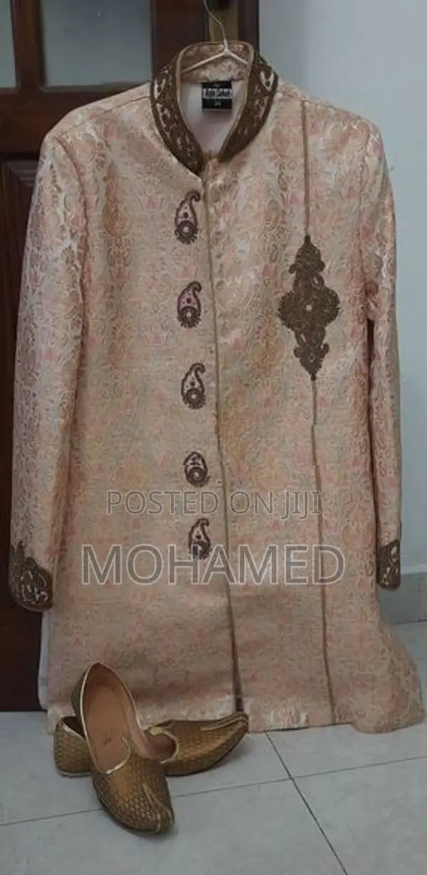 Men's kurta, pant with shoes