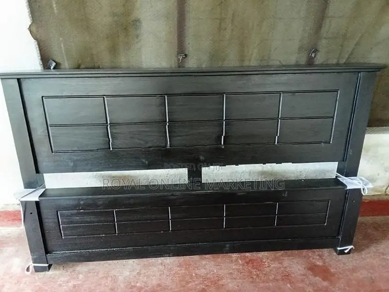 Teak Black 6 by 5 Box Bed (B-32)