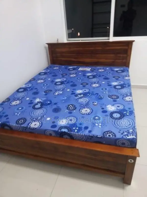 6 by 5 (Qeen Size ) Box Bed with Double Layer Mattress (72-36) (B-2)