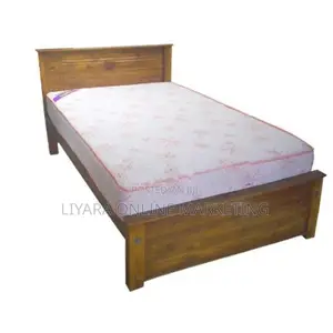 New Teak Box Bed With Spring Mattress