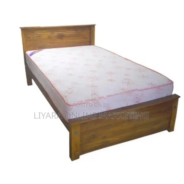 New Teak Box Bed With Spring Mattress