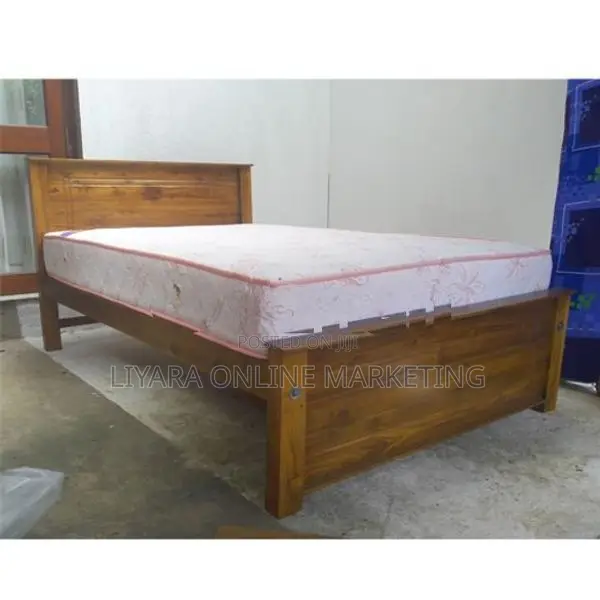 New Teak Box Bed With Spring Mattress