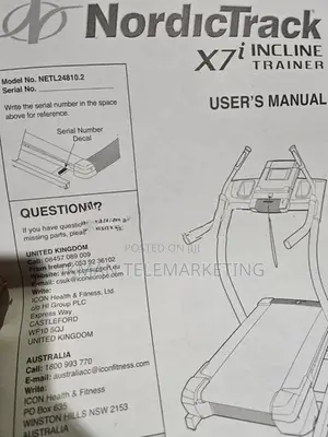 Nordictrack Treadmill