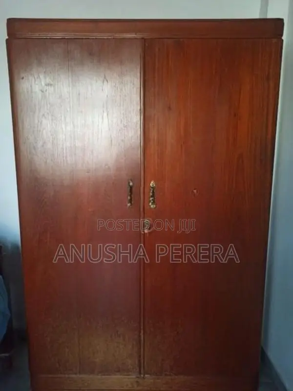 Teak Two Door Wardrobe