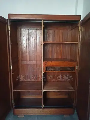 Teak Two Door Wardrobe