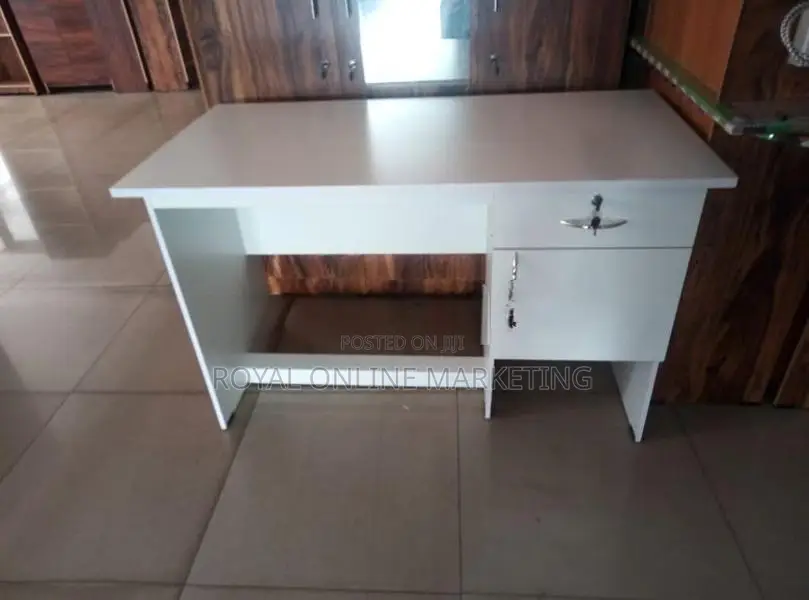 White 4 by 2 Office Table (Q-2)