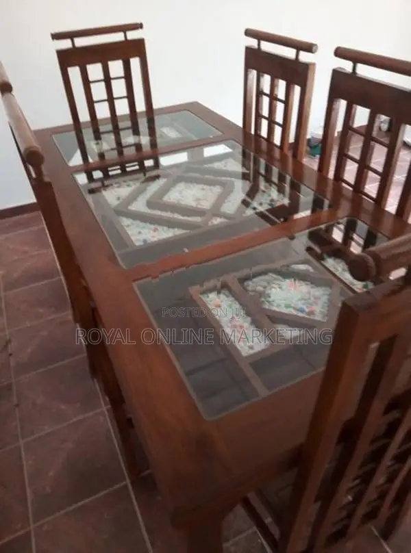 Teak Table with 6 Chairs (N-2)