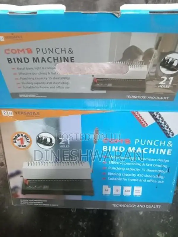 Punch Bind Machine