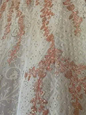 Ivory Embroidered Lehenga Set